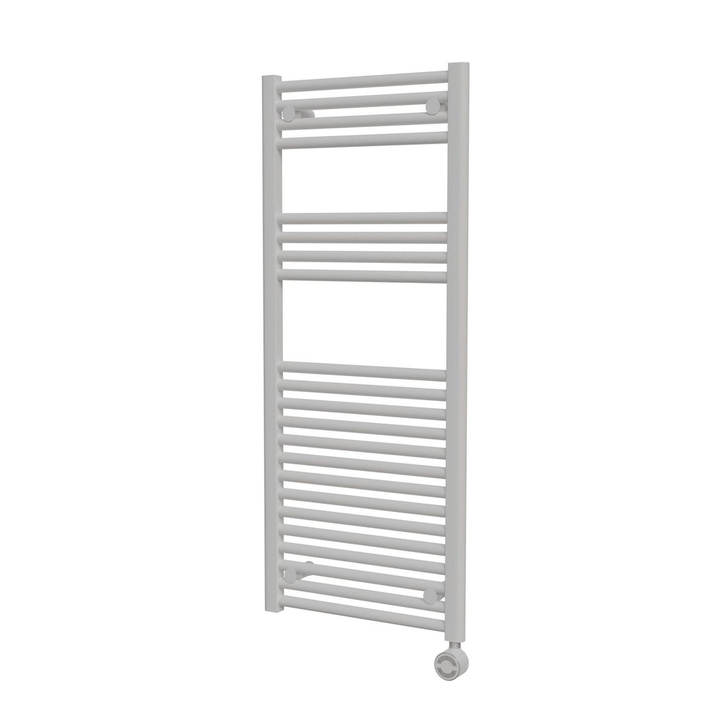 Schulte Badheizkörper Sonora, 120x50 cm, Weiß, 400 W, Anschluss unten rechts
