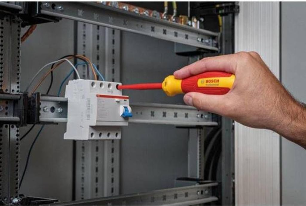 Schraubendreher VDE, BOSCH, TX15x75, Isoliert bis 1000 V, Thermoplastisches Elastomer, Antirutsch