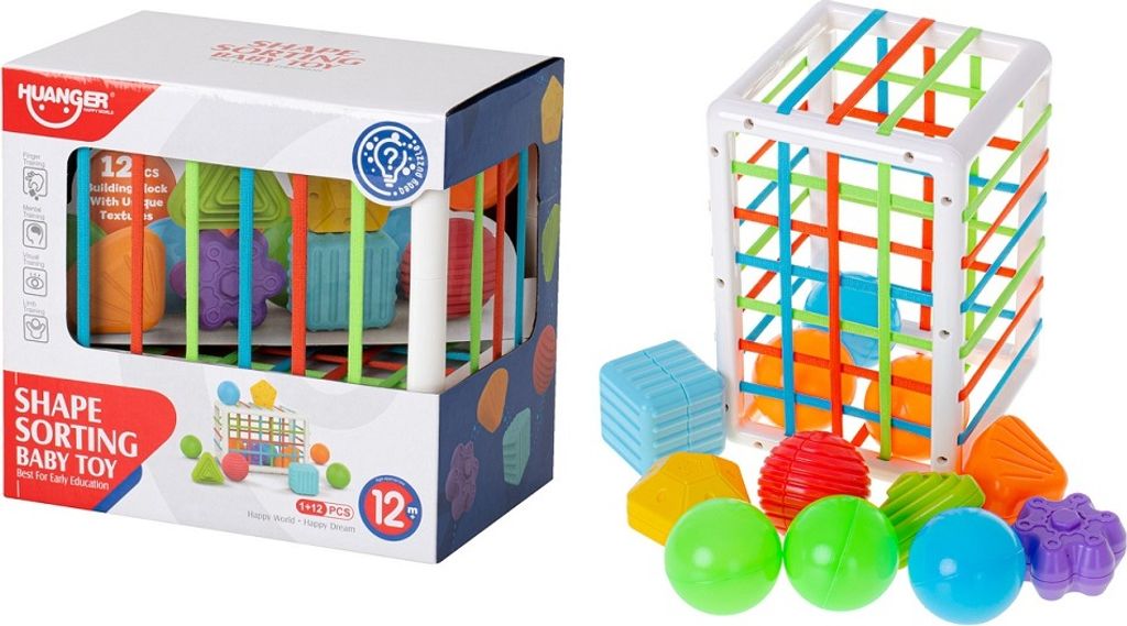 KIK KX5466 Flexibler Sensorik-Würfelsortierer für Kinder Produktbild 