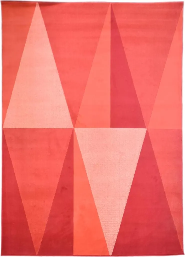 Tapis de chambre doux à motifs géométriques tissés : Confort et design
