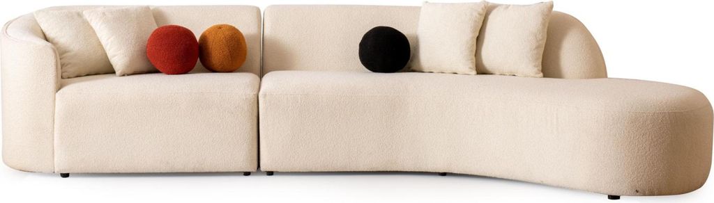 Designer Weiß Couch Sofa Ecksofa L-form Modern Möbel wohnzimmer Eckgarnitur