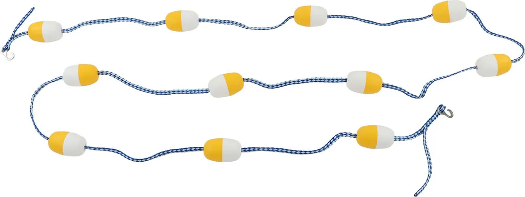 Corde de séparation 5m en PVC pour éviter les zones de danger piscine