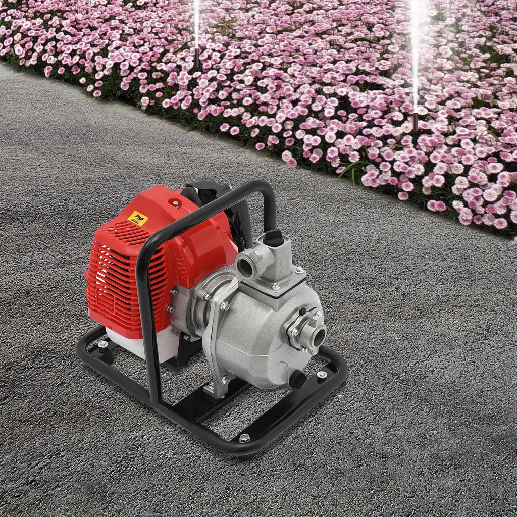 Pompe à eau haute performance rouge avec prise UE débit efficace