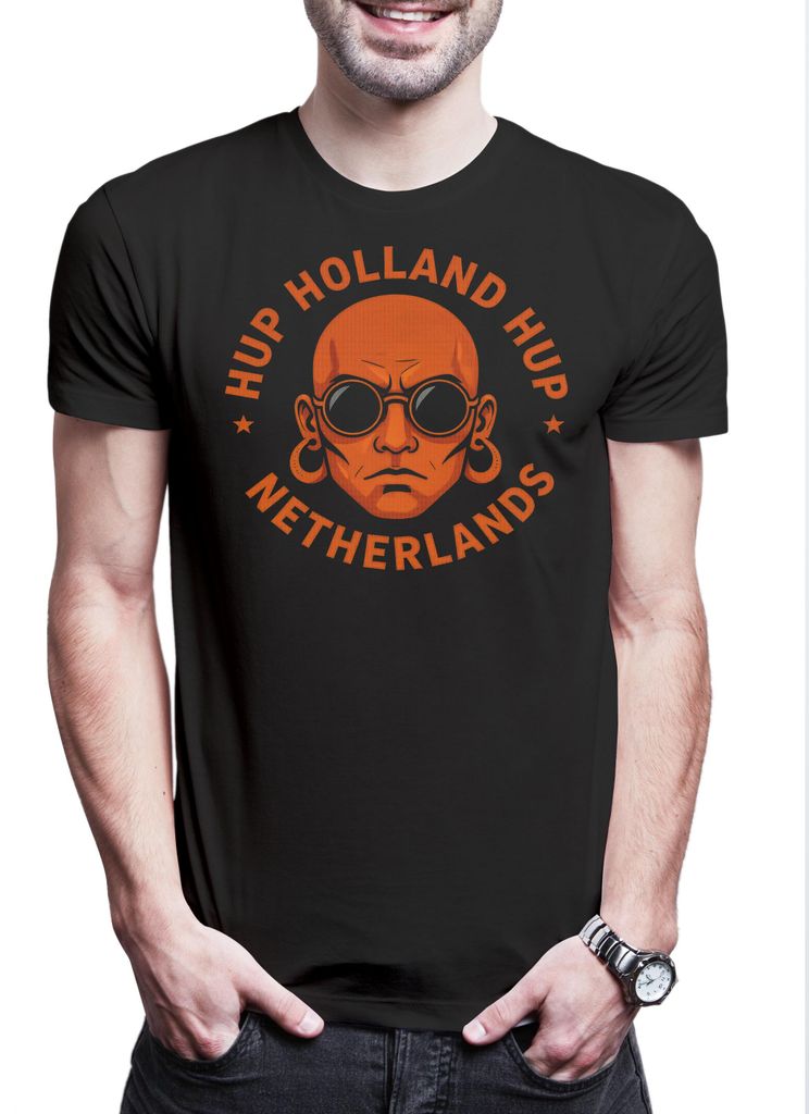 Urban Backwoods Hup Holland Hup 3, Herren T-Shirt, Farbe: Schwarz, Größe: S