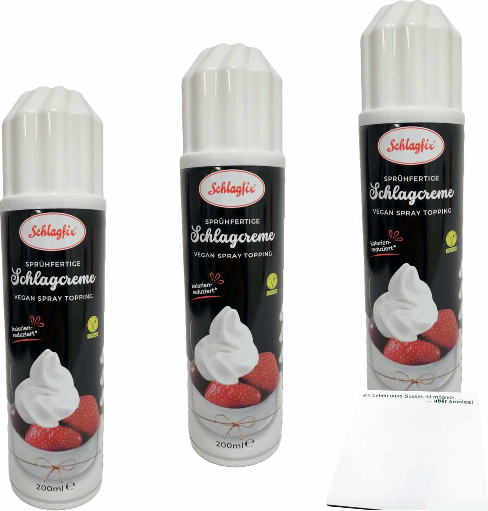 Schlagfix sprühfertige Schlagcreme 3er Pack (3x200ml Produktbild 