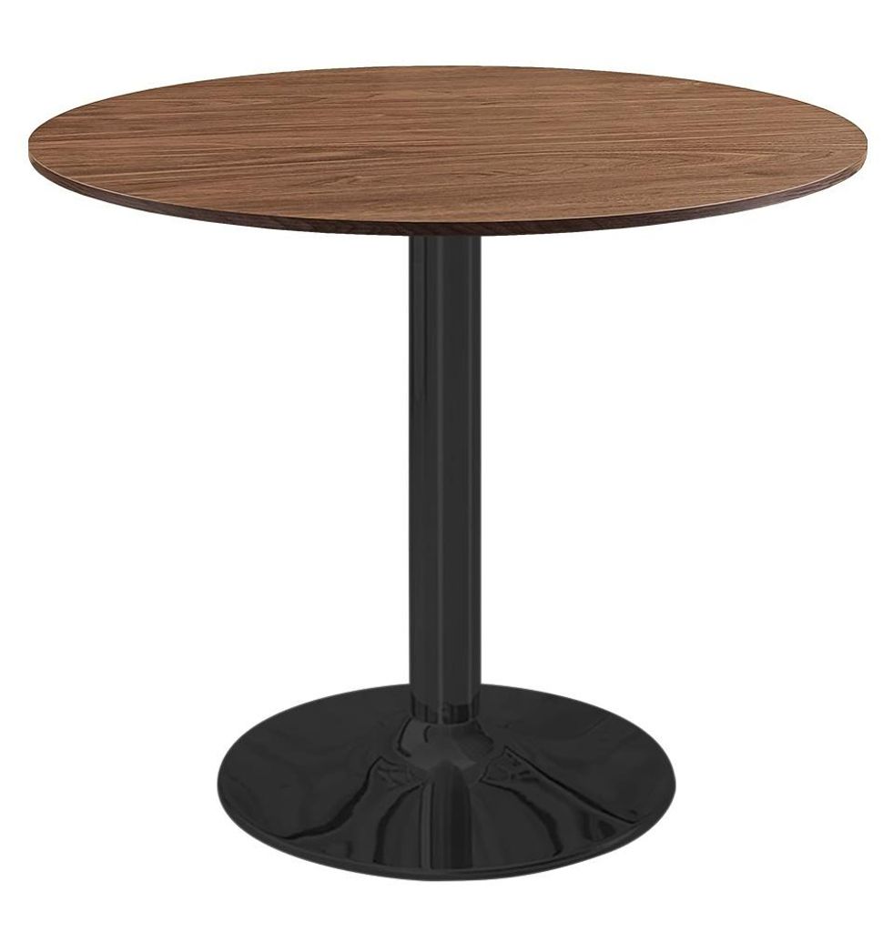 Runder Esstisch VICTORY 70 cm – BROWN, moderner Küchentisch Produktbild 