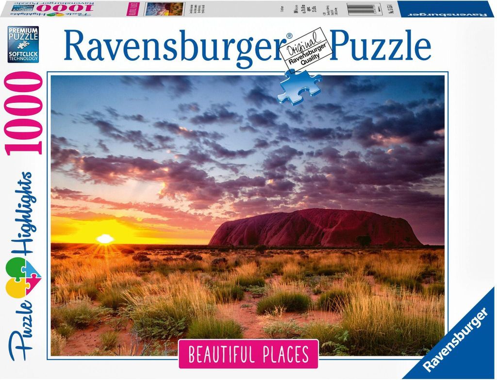Ravensburger Ayers Rock in Australien   1000 Teile Produktbild 1