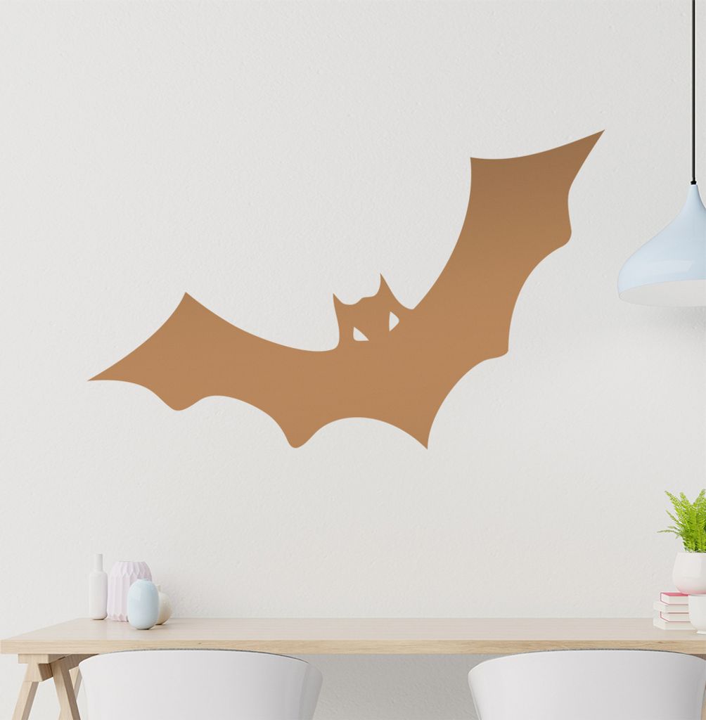 Fledermaus Wandtattoo in 6 Größen - Wandaufkleber Wall Sticker - Dekoration, Küche, Wohnzimmer, Schlafzimmer, Badezimmer
