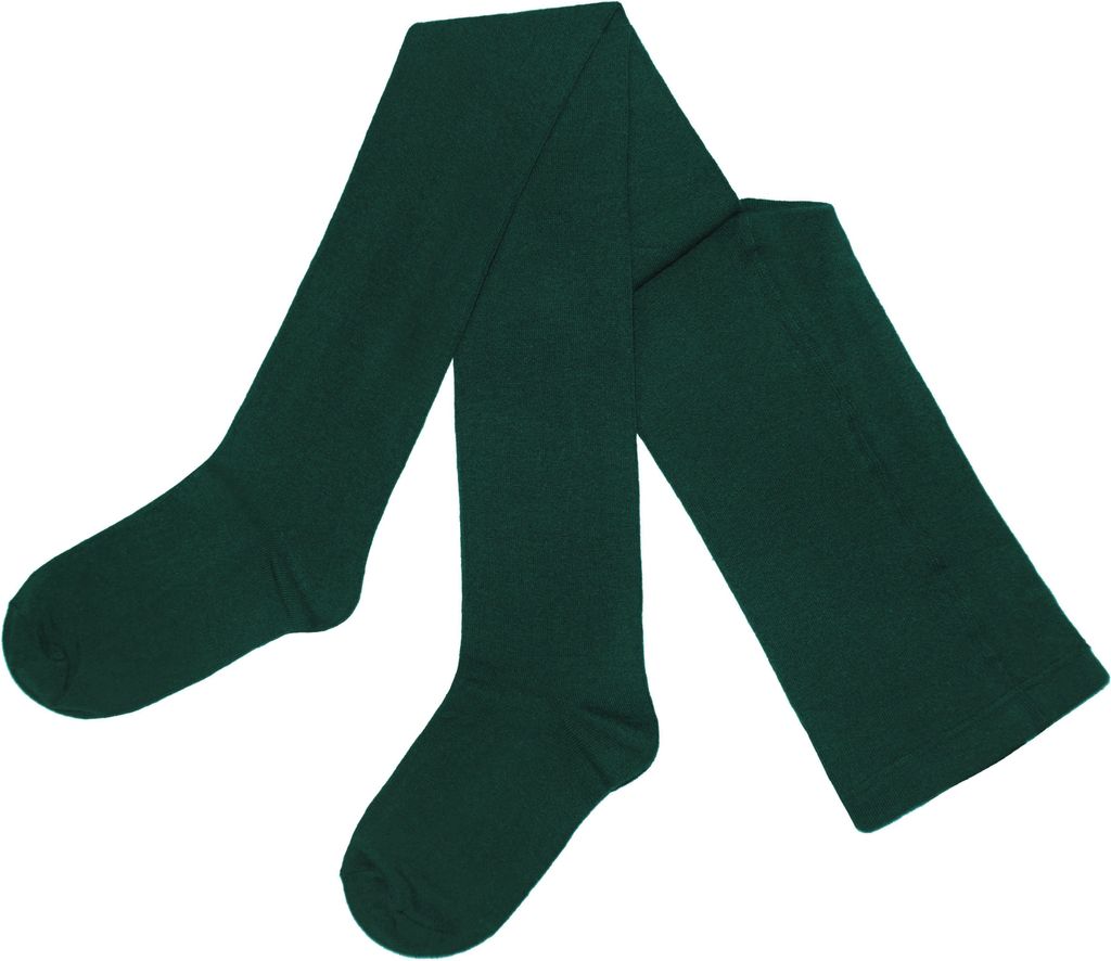 Damenstrumpfhosen Kurz-Größen Einfarbig Dunkle Nadelgrün Größe 36-38 K