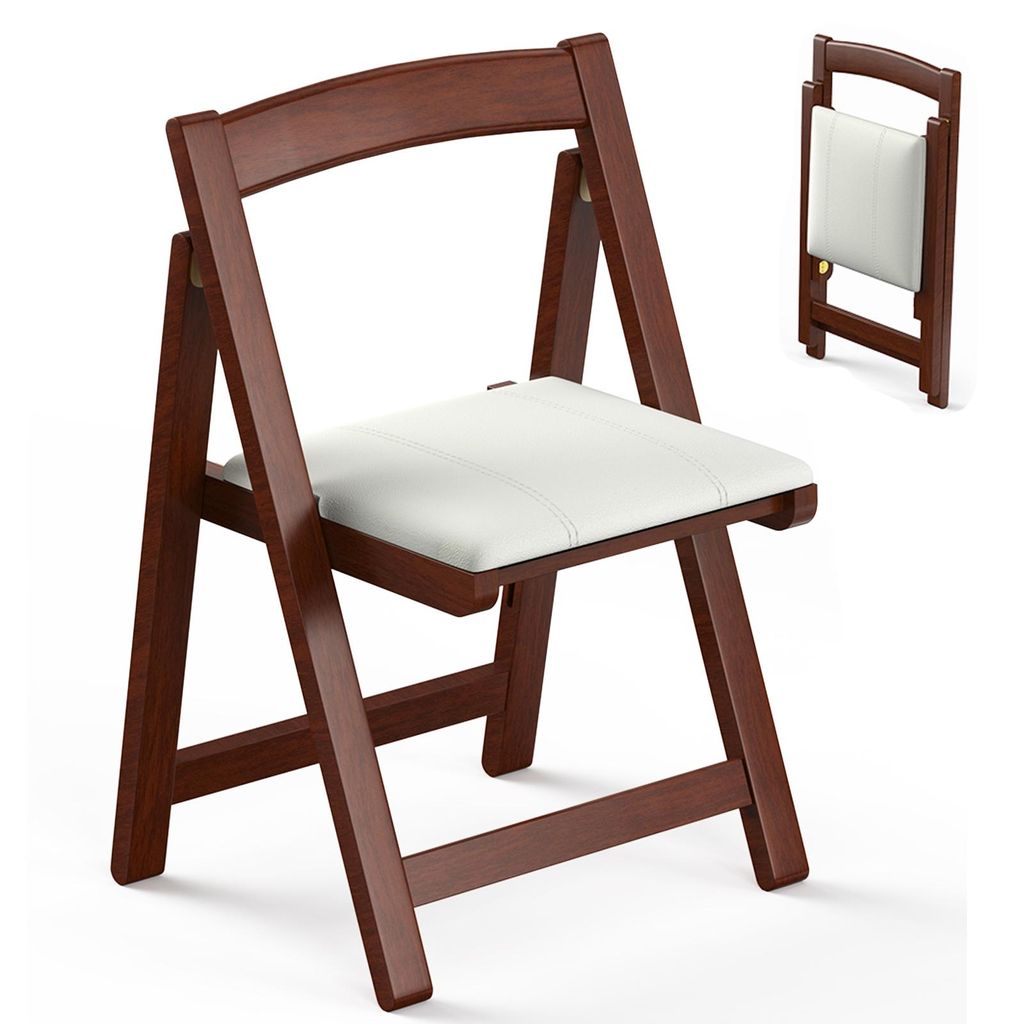 Klappstühle mit Polster, Holzgepolsterte Klappstühle Produktbild 