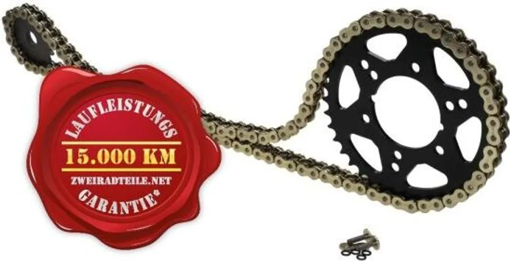 Kit chaîne haute longévité Honda CB500 1994-2003 pignon 15 couronne 40