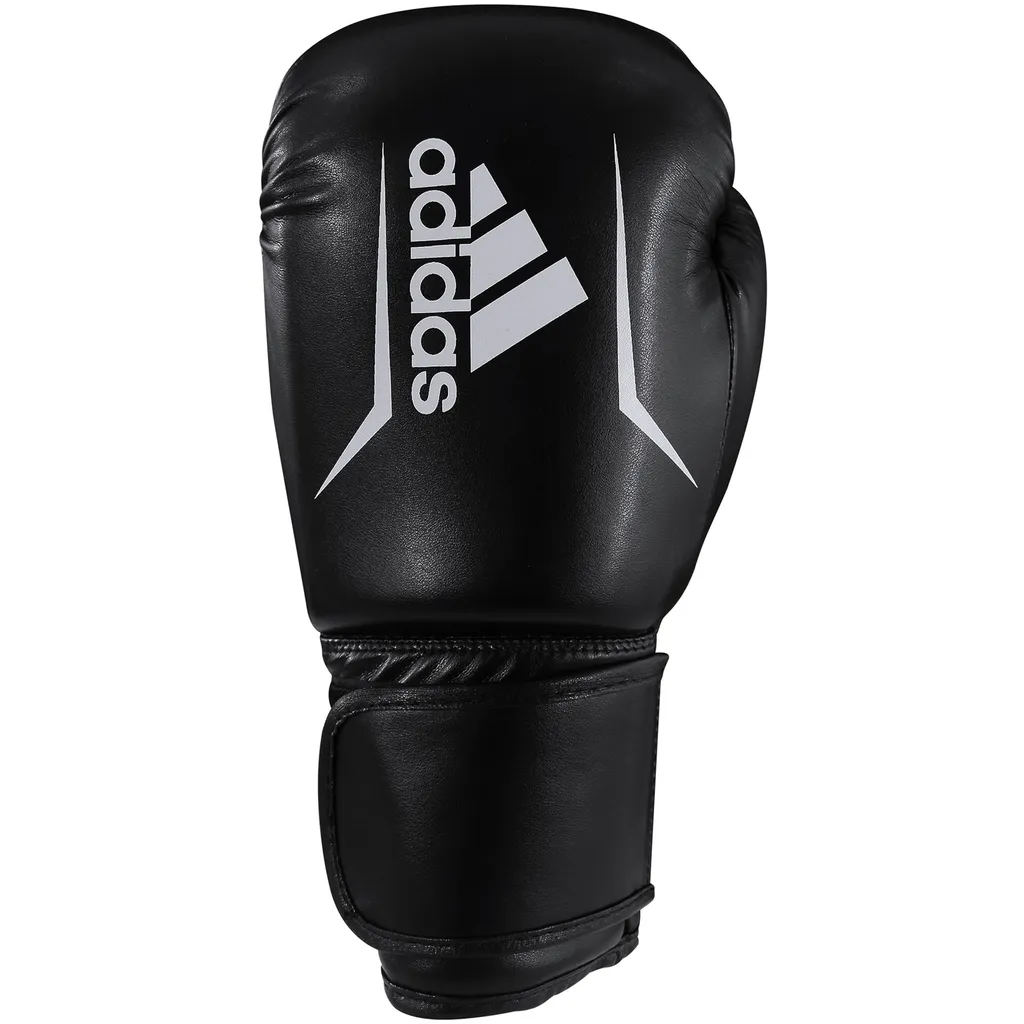 Gants de boxe adidas Speed 50 confortables 12 oz anti-chocs noirs