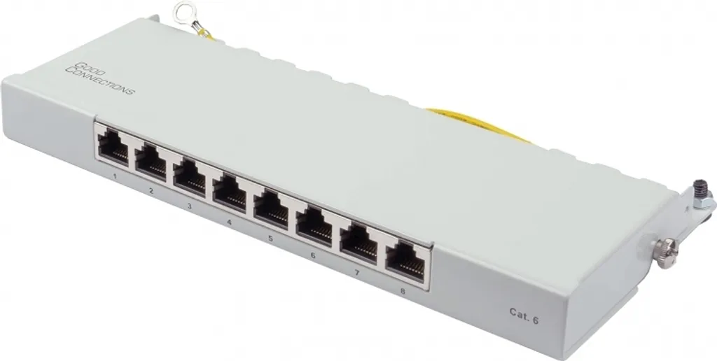 Patch Panel Cat 6 compatto 8 porte Good Connections - SOHO Ready