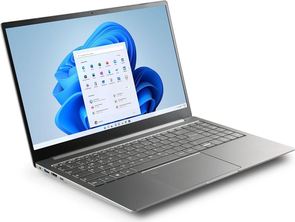 Windows 11 Home - Ultra-Slim Laptop, 14,1 Zoll Full HD 1920x1080 IPS, Intel N4120 CPU 4x2600 MHz, 64 GB eMMC + 1000 GB M.2 SSD, 4 GB DDR4-RAM, AC WLAN
