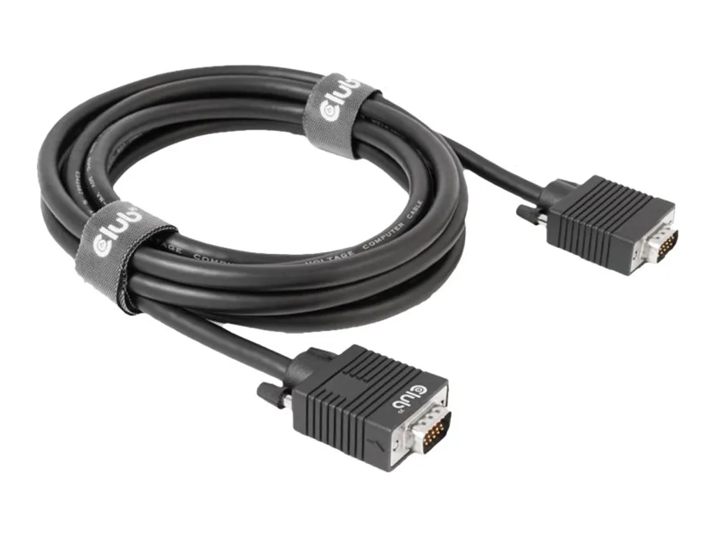 Club3D Cavo VGA 3m Bidirezionale - Video HD 1080p 28AWG Oro - 5