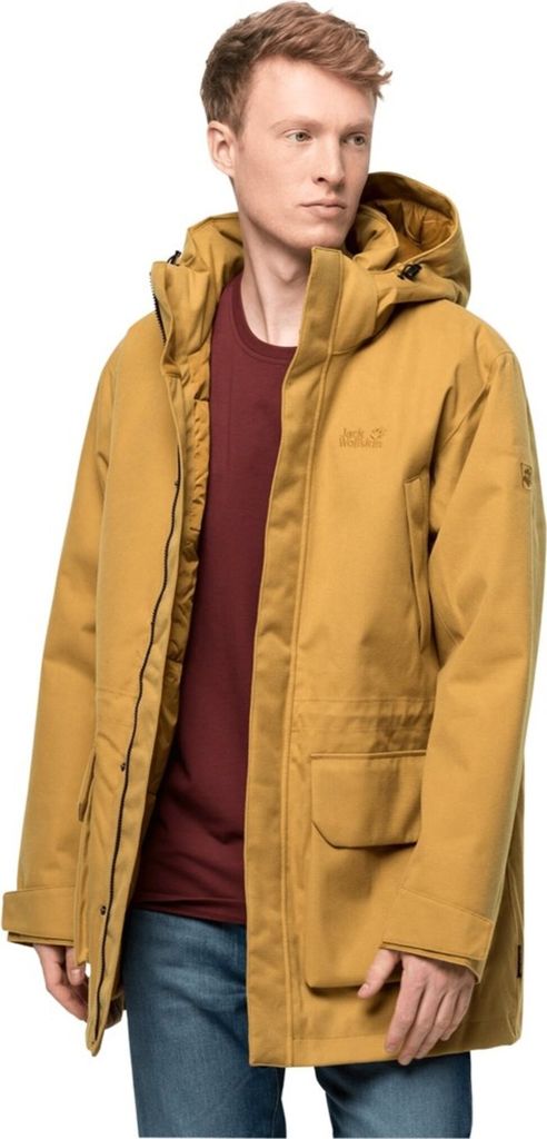 Jack Wolfskin FIERCE WIND PARKA M golden amber XL