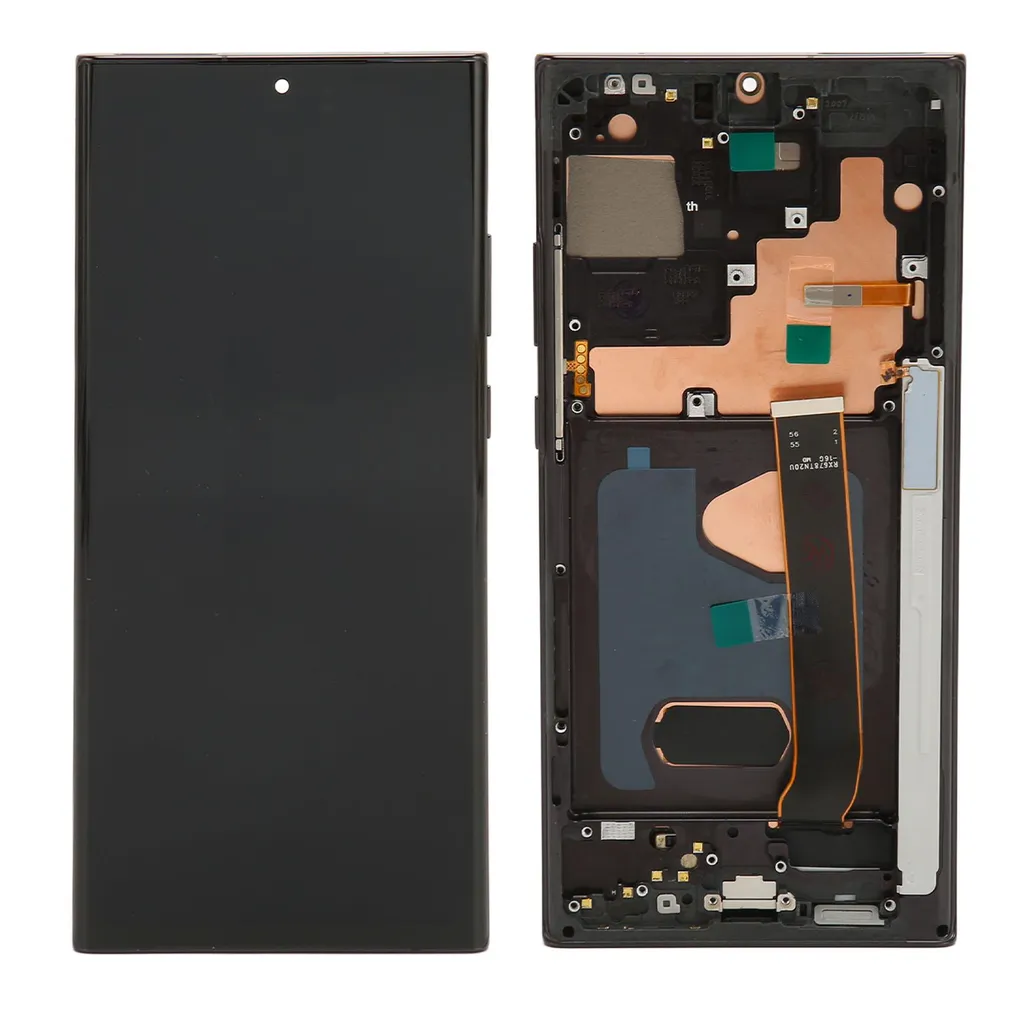 Écran Note 20 Ultra Noir Assemblé avec Cadre et Outils de Précision