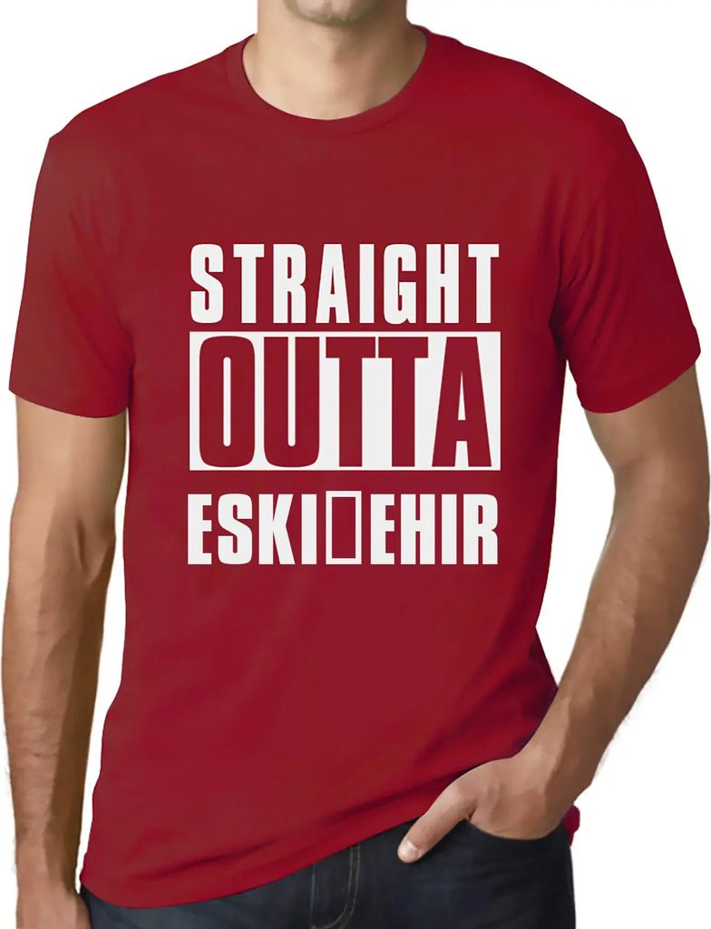 Herren Grafik T-Shirt Direkt aus Eskişehir – Straight Outta Eskişehir – Öko-Verantwortlich Vintage Jahrgang Kurzarm Lustige Druck Geburtstag...
