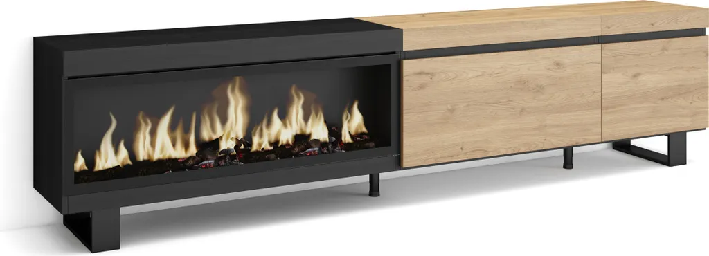Meuble TV 237cm COZY : Solution pour Grand Écran et Salon Stylé