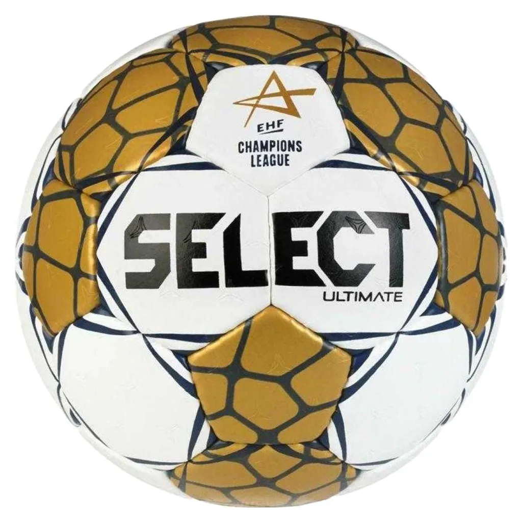 Ballon Handball Select Ultimate EHF PP4436 avec Grip Supérieur Blanc