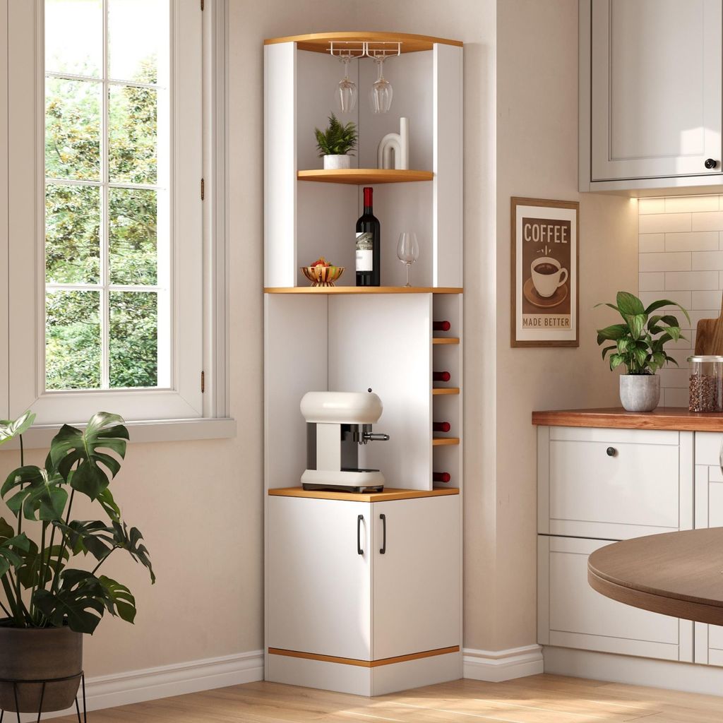 Mobiletto espositivo Flieks, 182 cm di altezza, con ripiano Immagine del prodotto 