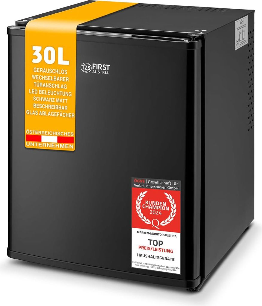 TZS First Austria - Mini Kühlschrank 30L komplett lautlos - Produktbild 