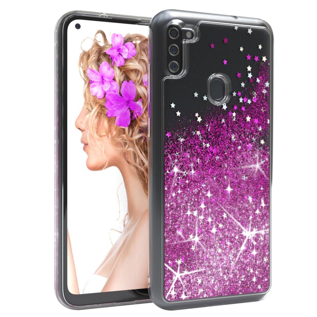 EAZY CASE - Glitzer Hülle kompatibel mit  Samsung Galaxy Produktbild 