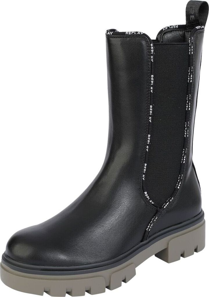 Replay Footwear Boot Damen Hanna Chelsea P schwarz Streetwear Kunstleder EU38