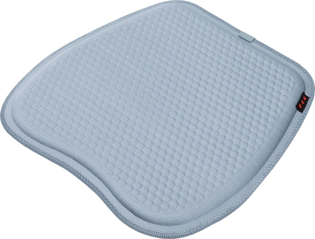 1 Stk. 47x46,5 cm Universal Autositzkissen - für Autofahrten Sitzschutz Pad Abdeckung Anti-Rutsch - Polyesterfaser Gel Blau