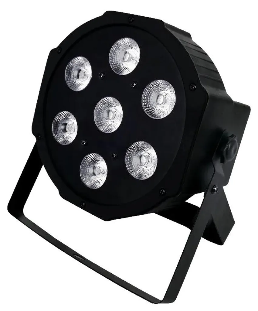Projecteur LED Par 7x12W DMX RGBW : Solution Lumineuse Haute Intensité