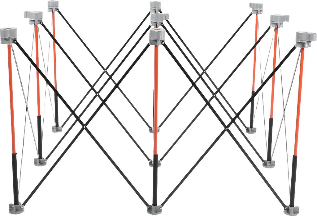 Pied de table de travail pliable 900kg pour menuiserie et chantier