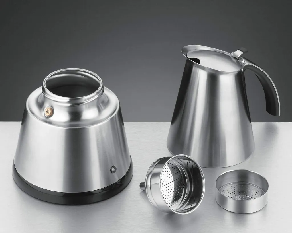 Cafetière expresso compacte Mini EKO 364/E argentée avec pression 15 bars - 5
