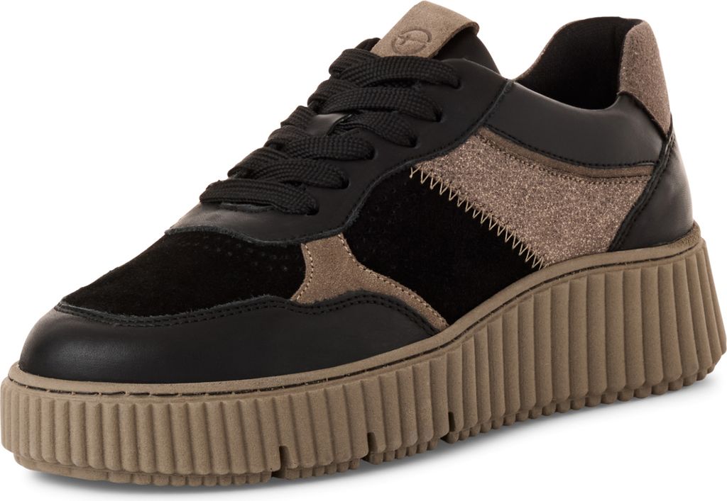 Tamaris Plateau Sneaker Damen 31383630373230 Schwarz 42 EU