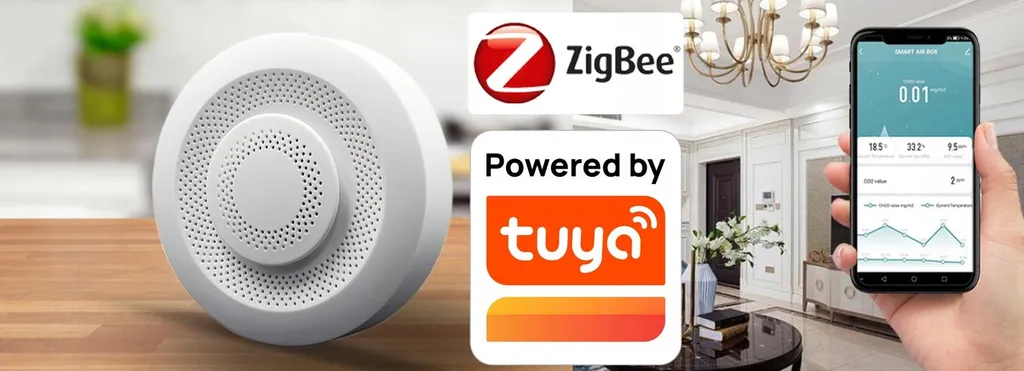 Éviter la Pollution Intérieure : Capteur CO2 et COV Tuya Zigbee Connecté - 8