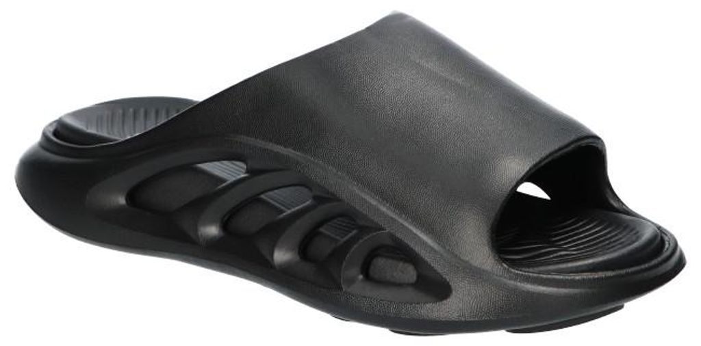 American Club NH159, Herren Schaumstoff Pantoletten leichte Badeschuhe bequem, Schwarz 40/41