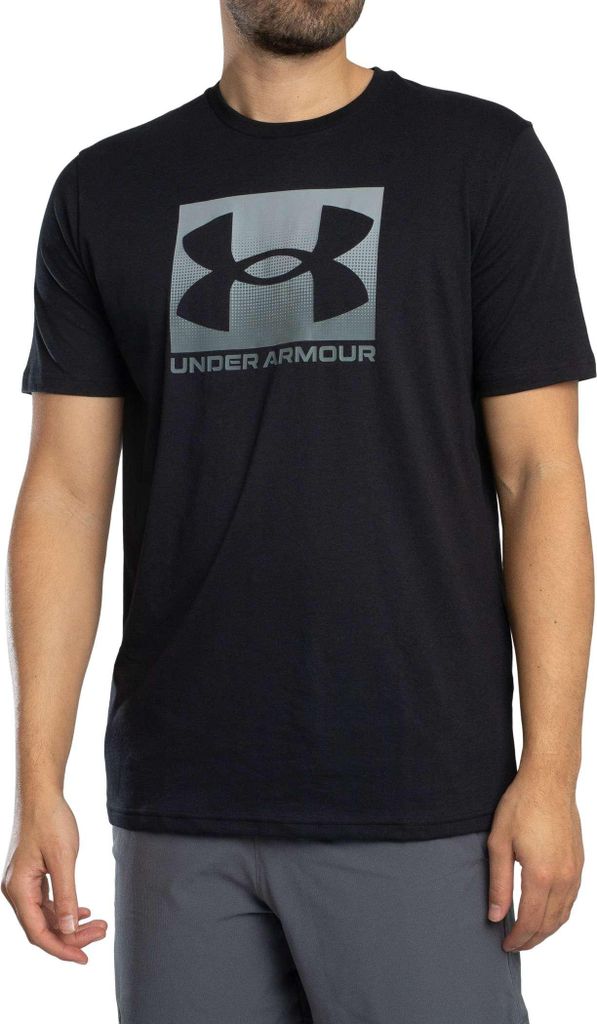 Under Armour Lose verpacktes Sport-Grafik-T-Shirt, Schwarz Produktbild 