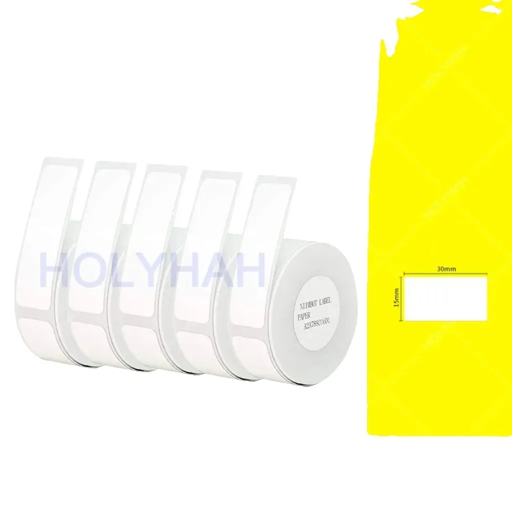 Ricarica Etichette Bianco per Niimbot D11 D110 D101 | Anti-Olio