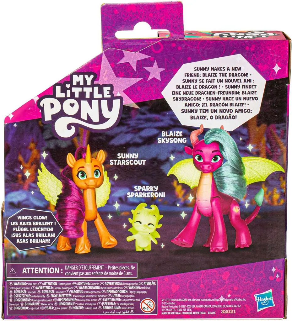 Figurine Dragon My Little Pony Jouet Interactif Lumineux pour Enfant