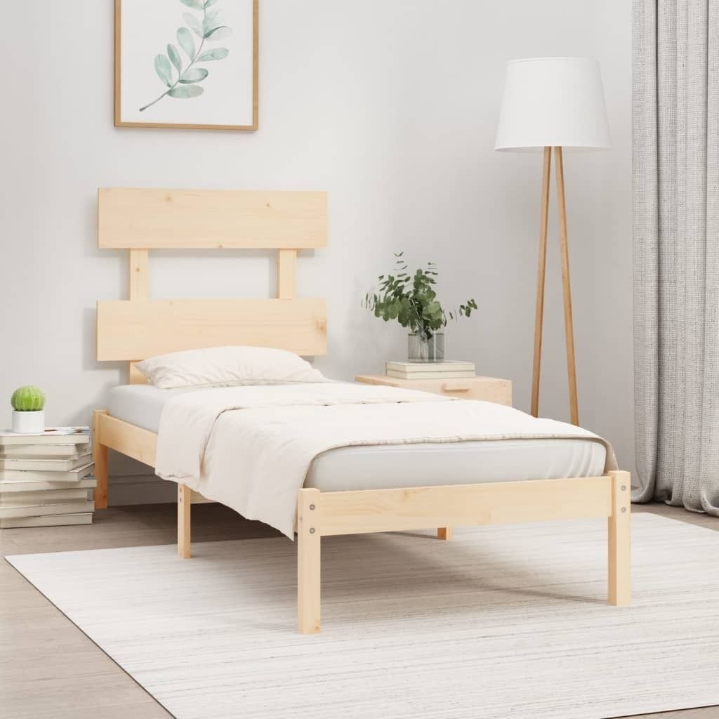 Maison Exclusive - Massivholzbett 75x190 cm