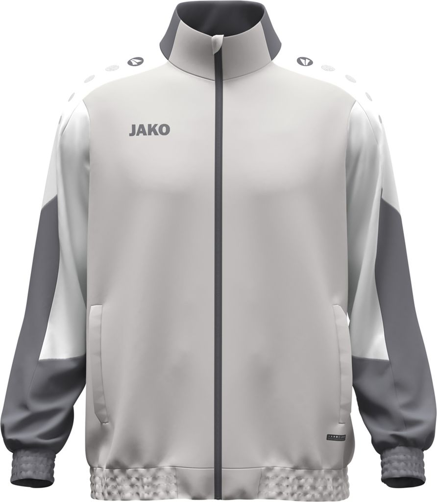 Jako Dynamic Präsentationsjacke Herren hellgrau weiß grau Gr 3XL