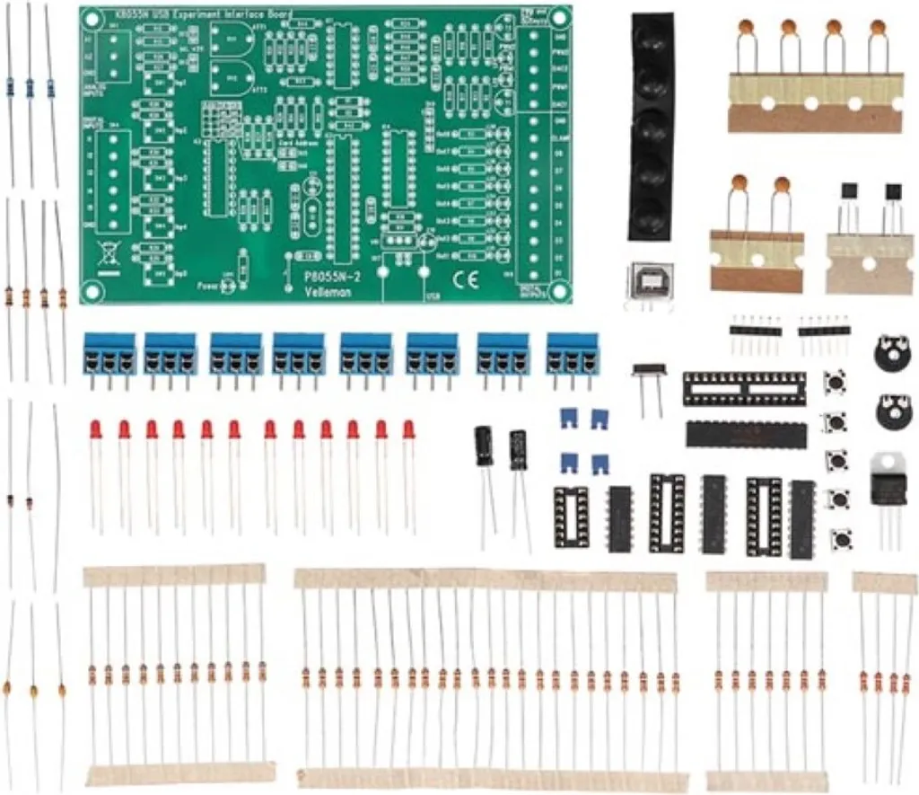 Carte USB d'Expérimentation avec 8 Sorties Numériques et Entrées Analog - 5