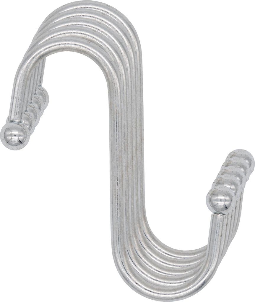 5x Metallhaken Metall S Haken Küchenhaken Fleischerhaken Garderobe Bad Set 70mm