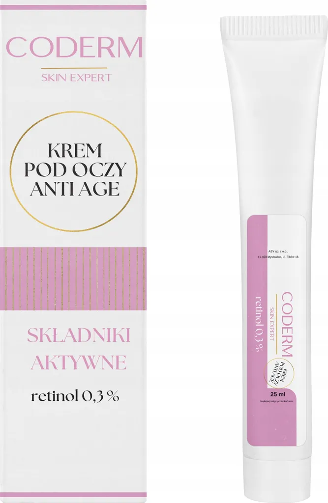 Coderm Crema contorno occhi Retinolo 0,3% 25 ml Trattamento intensivo