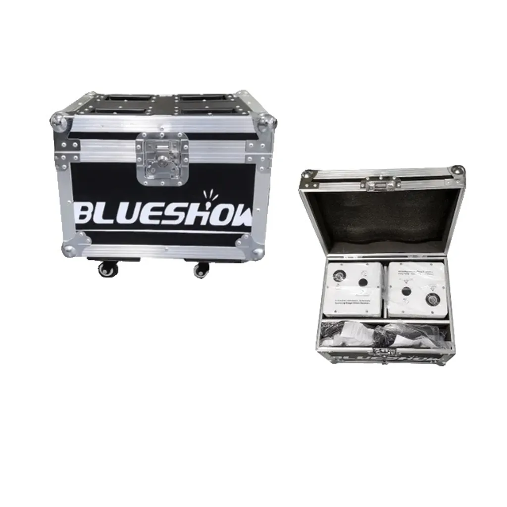Machine à étincelles froides 700W DMX avec flight case Nur-2in1 pro