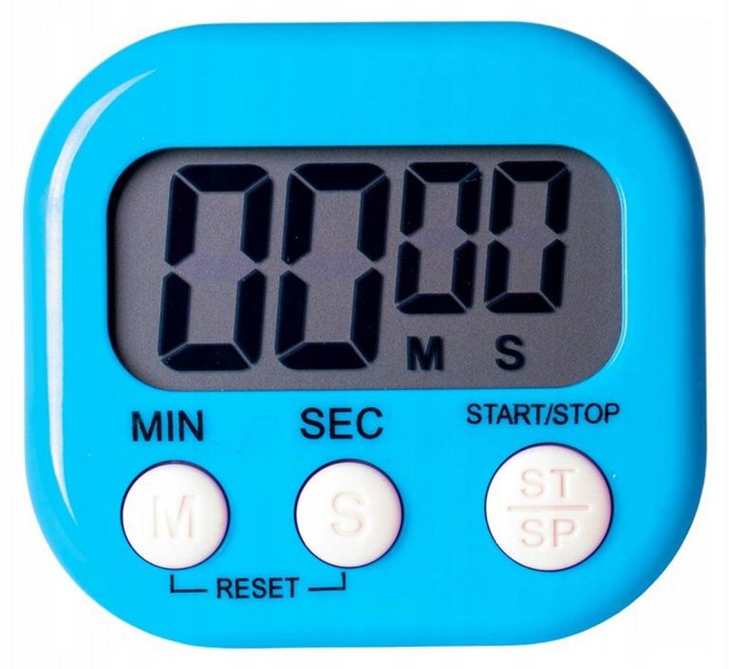 Digitaler Küchentimer mit LCD & Magnet, Blau