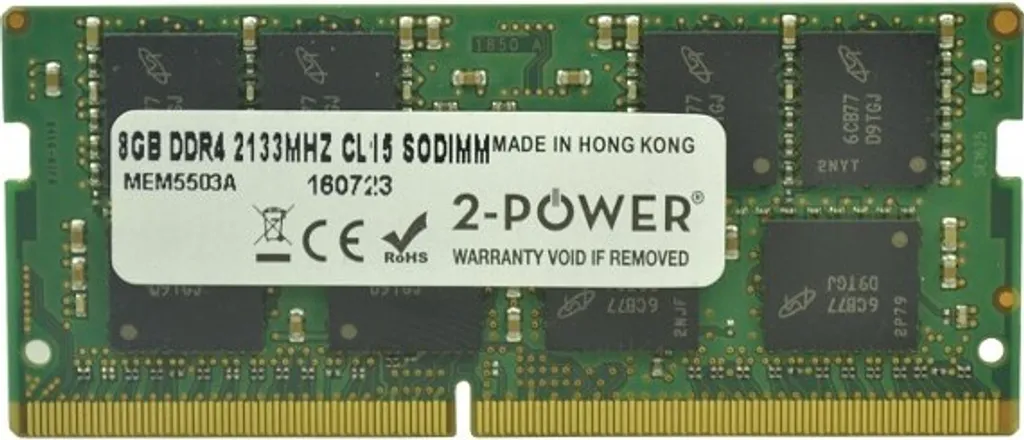 RAM DDR4 8GB 2133MHz CL15 2-Power avec Garantie à Vie pour PC Portable