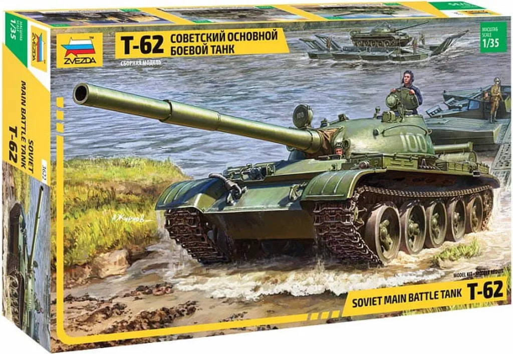 Char Russe T-62 Modélisme 1:35 - Détails Authentiques et Chenilles Kit 3622