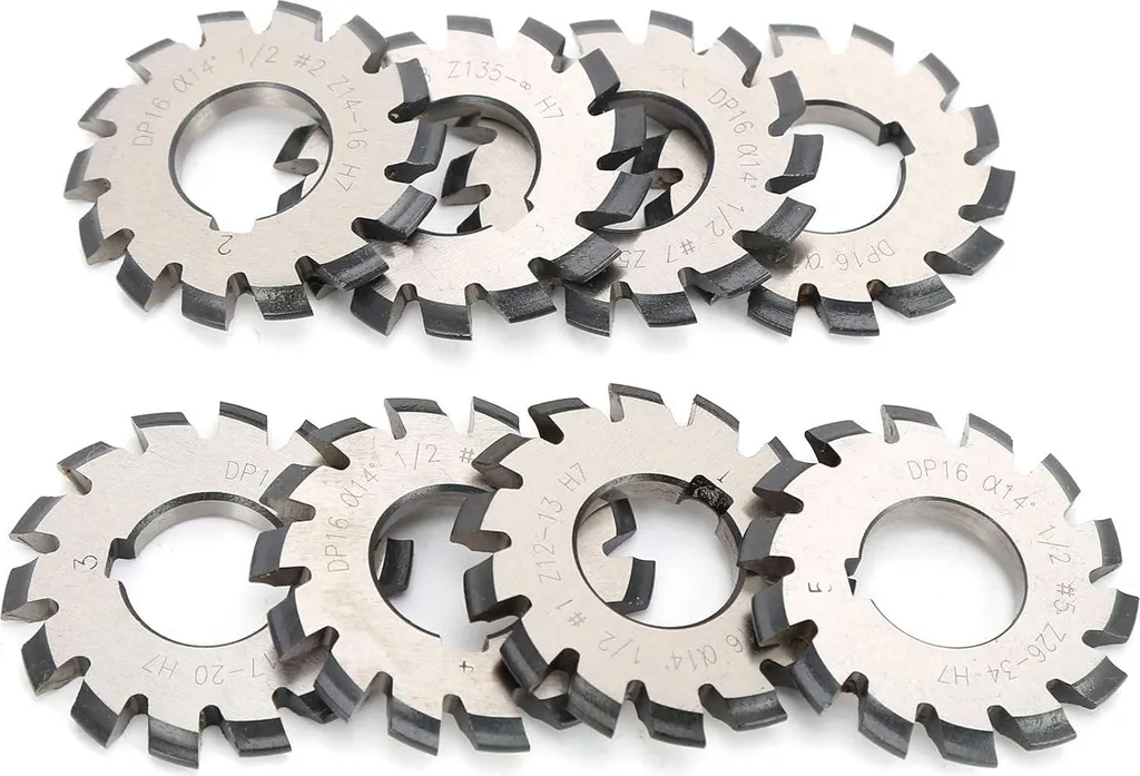 Jeu de Fraises Mères pour Engrenage Allecto Premium Outillage Fraisage CNC