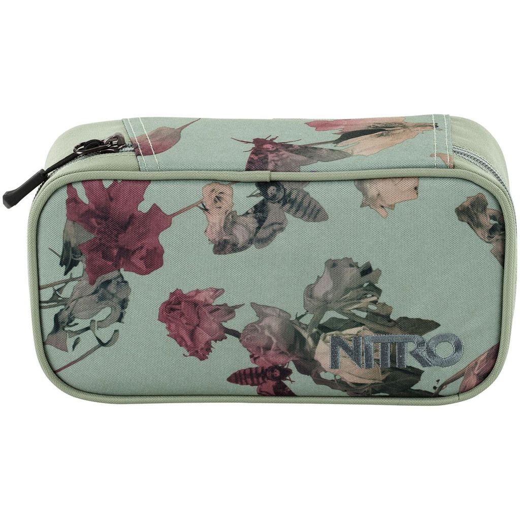 NITRO Ramschmappe Stiftetui Federmappe PENCIL CASE XL DEAD FLOWER