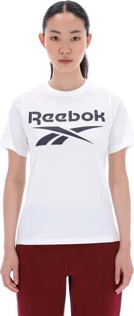 Reebok Classics Paisley Big Logo Kurzarm-t-shirt Weiß L Damen Weiß L